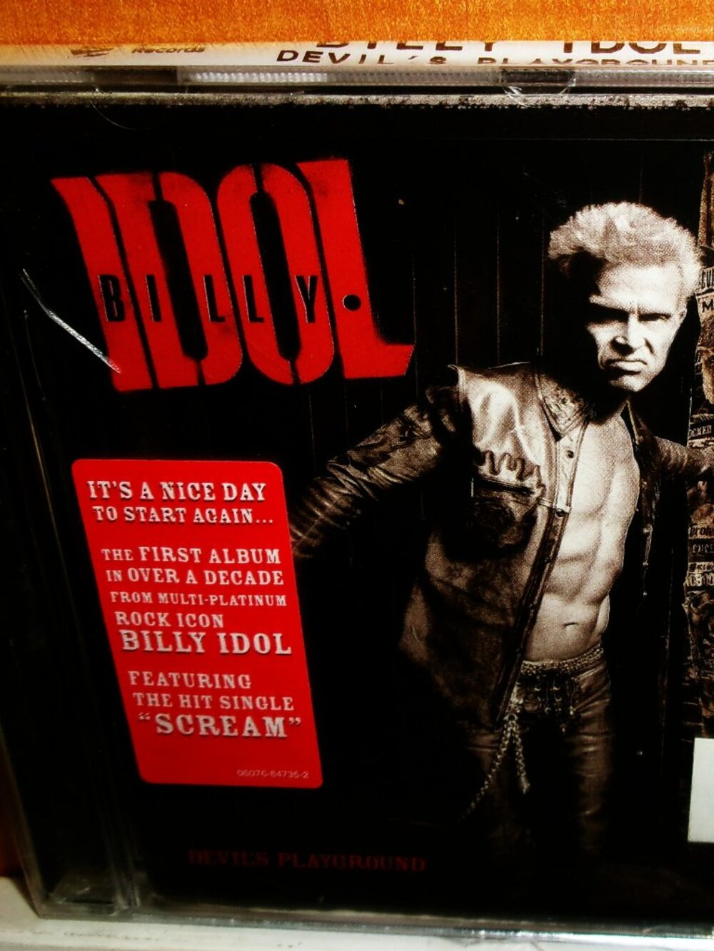 billy idol devil's playground new sealed cd - punk hard rock generation x scream